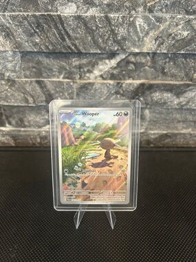 Pokemon Paldean Wooper Illustration Rare 102/094 from Phantasmal Flames 🔥 M/NM